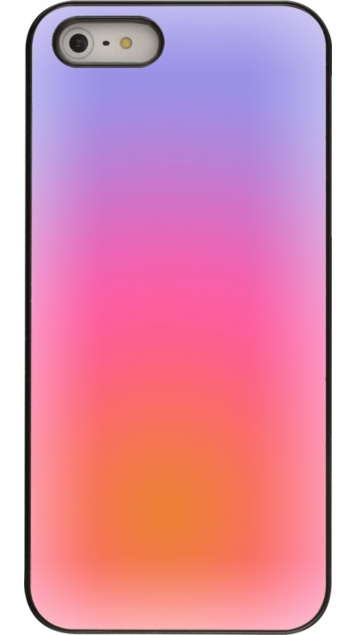 Coque iPhone 5/5s / SE (2016) - Orange Pink Blue Gradient