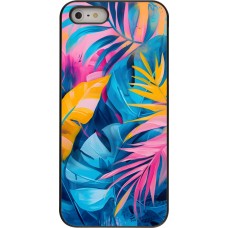 Coque iPhone 5/5s / SE (2016) - Palms Blue