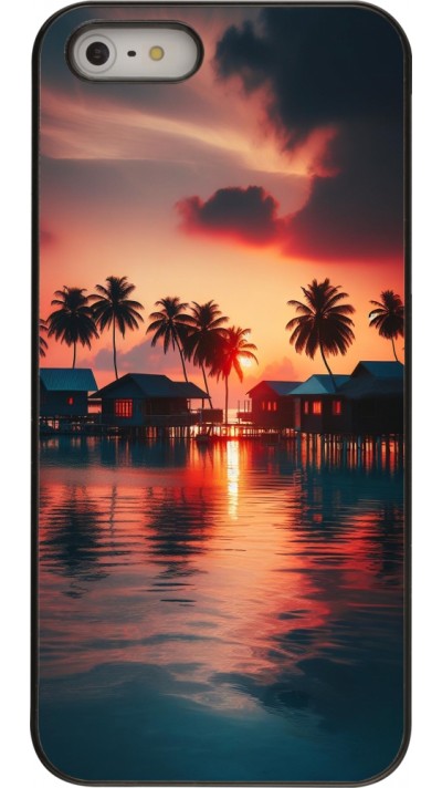 iPhone 5/5s / SE (2016) Case Hülle - Paradies Malediven