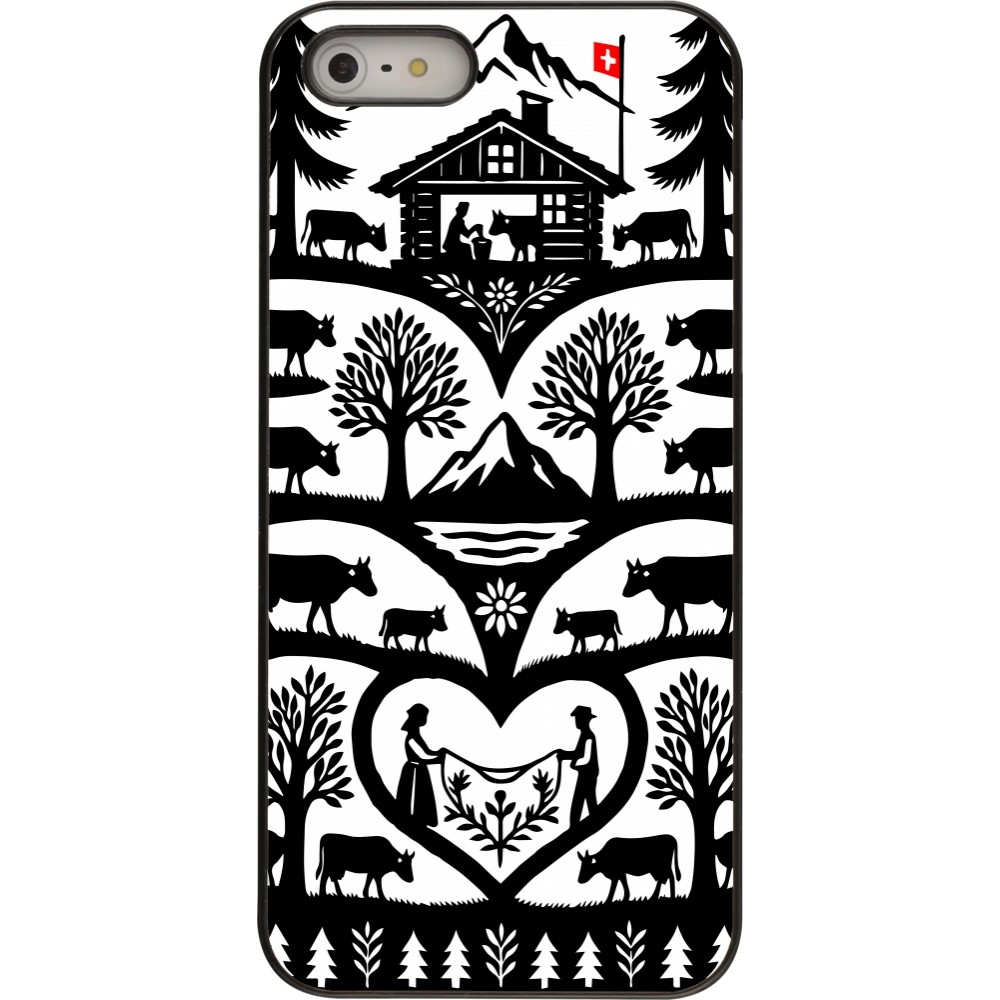 iPhone 5/5s / SE (2016) Case Hülle - Poya Schweiz 2