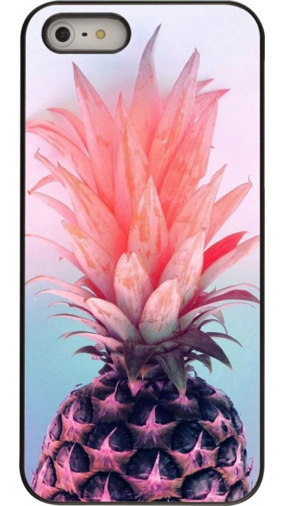 Coque iPhone 5/5s / SE (2016) - Purple Pink Pineapple