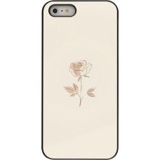 iPhone 5/5s / SE (2016) Case Hülle - Rosa Sand Minimalistisch