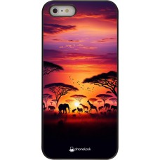 Coque iPhone 5/5s / SE (2016) - Safari sunset wildlife