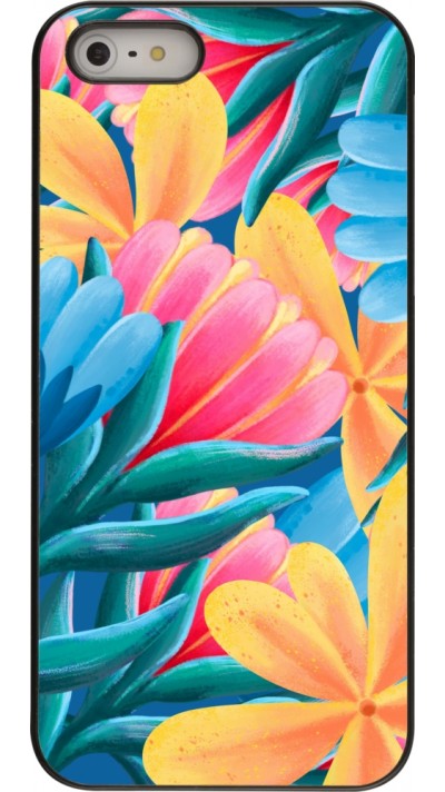 Coque iPhone 5/5s / SE (2016) - Spring 23 colorful flowers