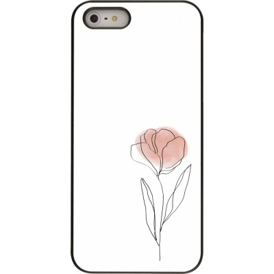 Coque iPhone 5/5s / SE (2016) - Spring 23 minimalist flower