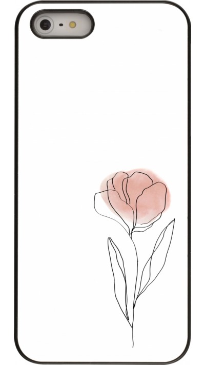 Coque iPhone 5/5s / SE (2016) - Spring 23 minimalist flower