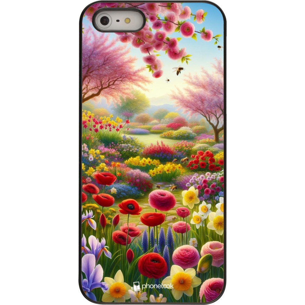iPhone 5/5s / SE (2016) Case Hülle - Frühling 25 Strauß Frühling