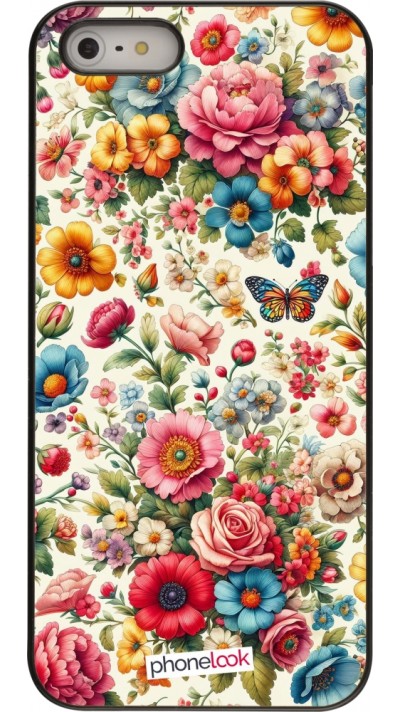 Coque iPhone 5/5s / SE (2016) - Spring 25 printemps fleuri