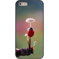 Coque iPhone 5/5s / SE (2016) - Ladybird on a mushroom 2026