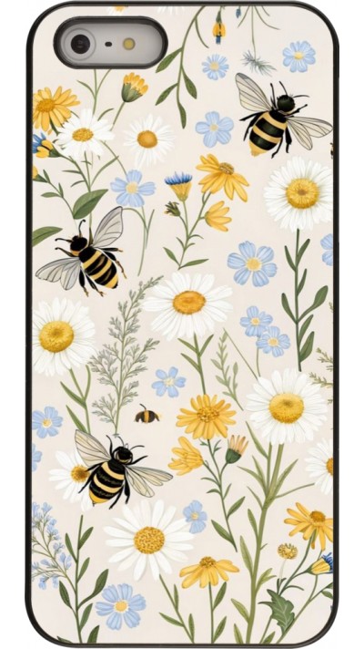 Coque iPhone 5/5s / SE (2016) - Pattern bees 2026