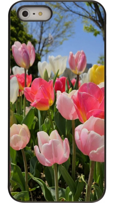 Coque iPhone 5/5s / SE (2016) - Tulips 2026