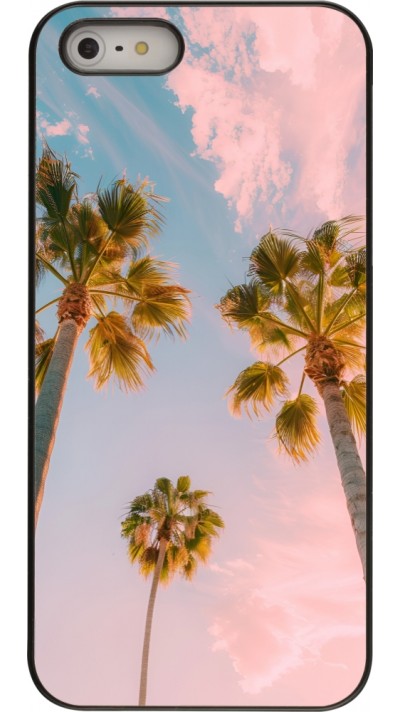 Coque iPhone 5/5s / SE (2016) - Summer 2025 Palmiers