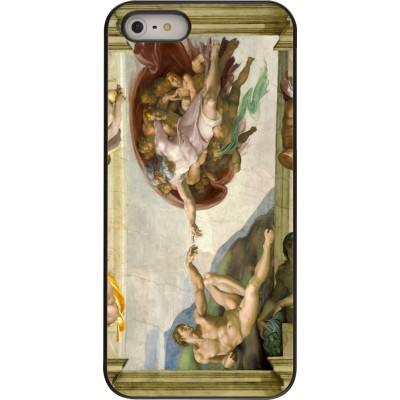 Coque iPhone 5/5s / SE (2016) - Tableau art - La Création d’Adam - Michel-Ange