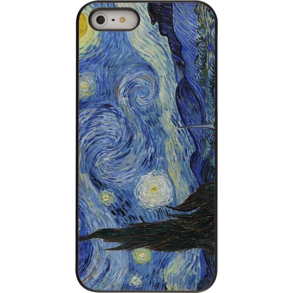 Coque iPhone 5/5s / SE (2016) - Tableau art - La Nuit étoilée - Van Gogh