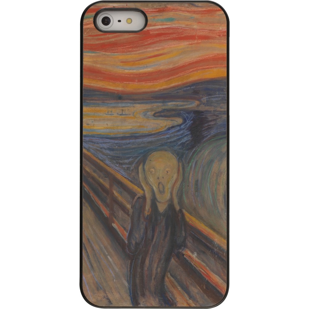 Coque iPhone 5/5s / SE (2016) - Tableau art - Le Cri - Edvard Munch