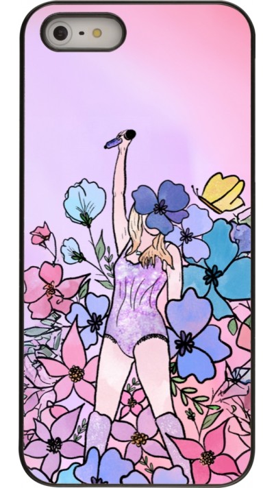 iPhone 5/5s / SE (2016) Case Hülle - Taylor Swift Sketch - Pink