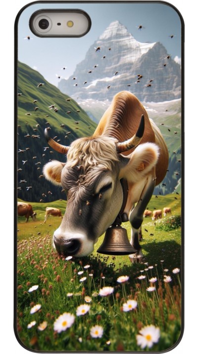 Coque iPhone 5/5s / SE (2016) - Vache montagne Valais