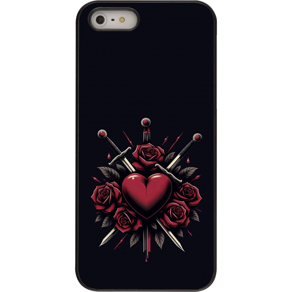 Coque iPhone 5/5s / SE (2016) - Valentine 2024 gothic love