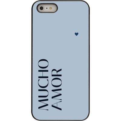 Coque iPhone 5/5s / SE (2016) - Valentine 2024 mucho amor azul