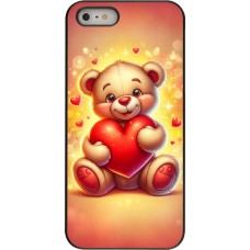 iPhone 5/5s / SE (2016) Case Hülle - Valentin 2024 Teddy Liebe