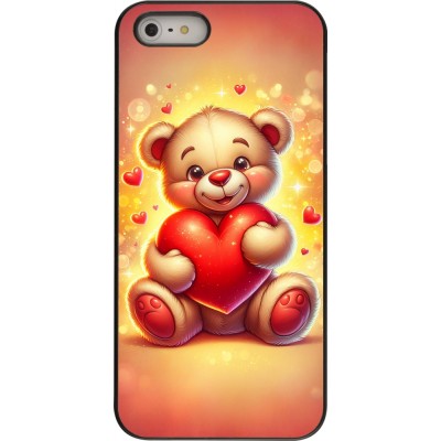 Coque iPhone 5/5s / SE (2016) - Valentine 2024 Teddy love