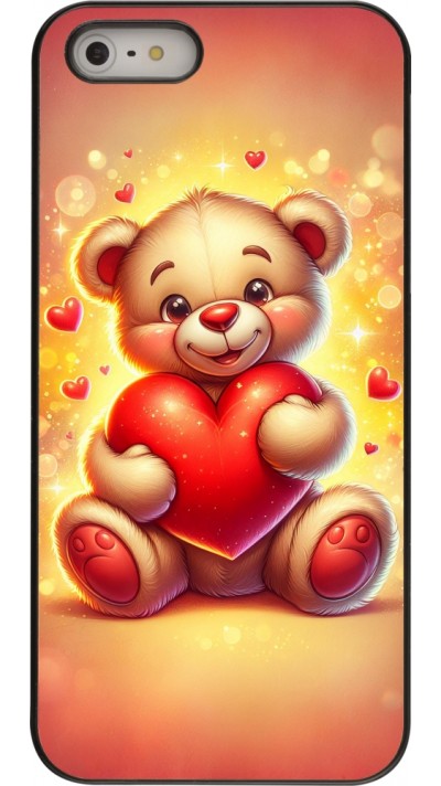 Coque iPhone 5/5s / SE (2016) - Valentine 2024 Teddy love