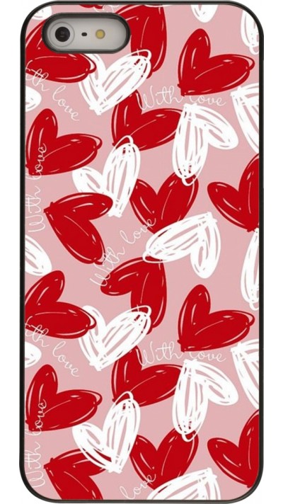 Coque iPhone 5/5s / SE (2016) - Valentine 2024 with love heart