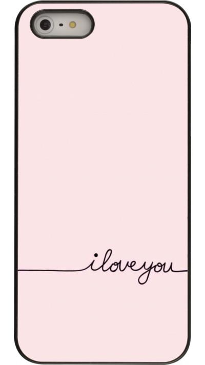 Coque iPhone 5/5s / SE (2016) - Valentine 2023 i love you writing