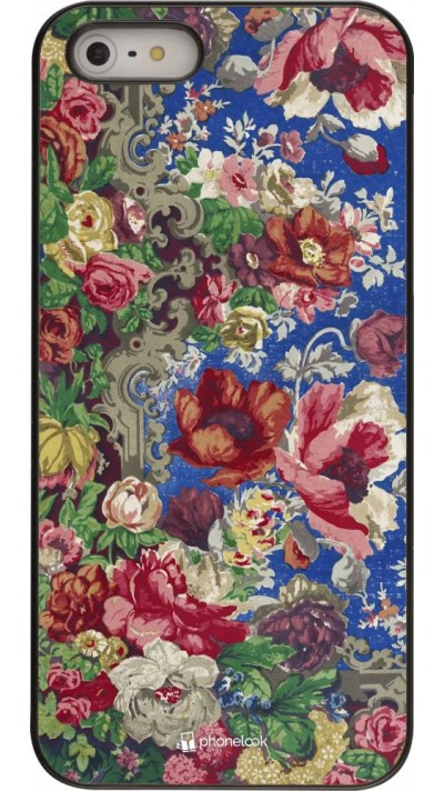 Coque iPhone 5/5s / SE (2016) - Vintage Art Flowers