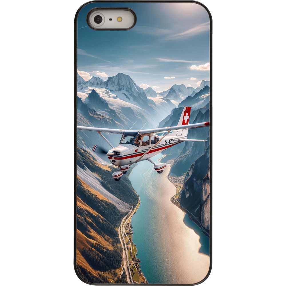Coque iPhone 5/5s / SE (2016) - Vol Alpin Suisse
