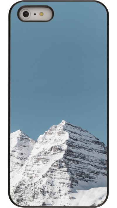 Coque iPhone 5/5s / SE (2016) - Winter 22 blue sky mountain