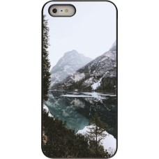 Coque iPhone 5/5s / SE (2016) - Winter 22 snowy mountain and lake