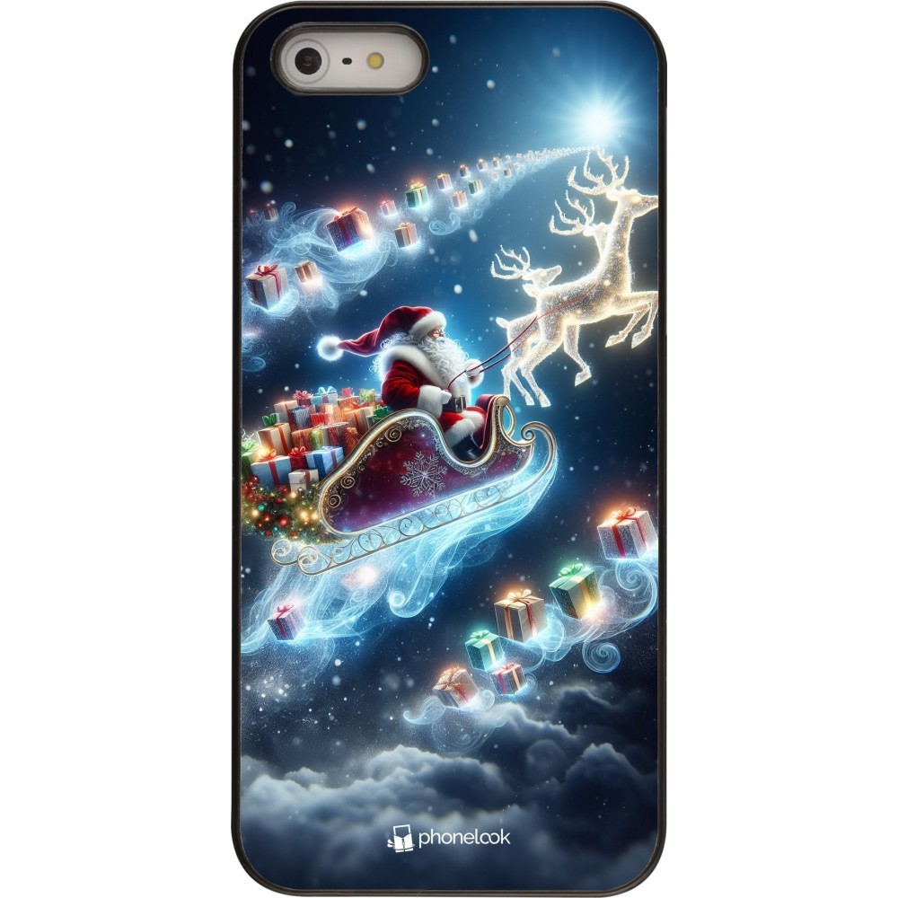 iPhone 5/5s / SE (2016) Case Hülle - Weihnachten 2023 Verzauberter Weihnachtsmann