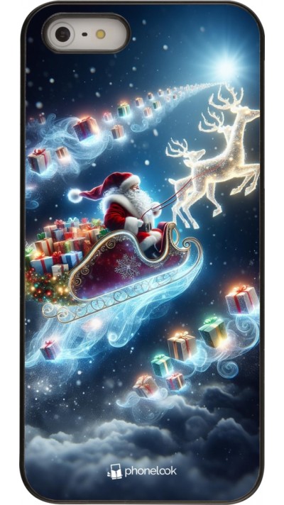 Coque iPhone 5/5s / SE (2016) - Noël 2023 Père Noël enchanté