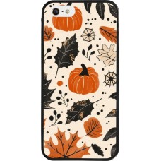 Coque iPhone 5/5s / SE (2016) - Silicone rigide noir Autumn 2024 nature