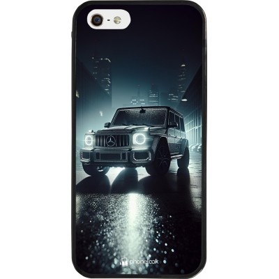 iPhone 5/5s / SE (2016) Case Hülle - Silikon schwarz Mercedes G AMG Nacht