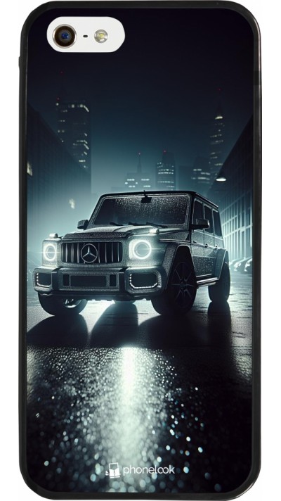 Coque iPhone 5/5s / SE (2016) - Silicone rigide noir Mercedes G AMG Night