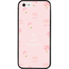 Coque iPhone 5/5s / SE (2016) - Silicone rigide noir Mom 2023 your are magical