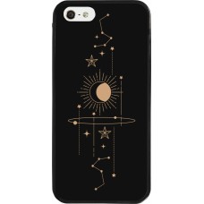 Coque iPhone 5/5s / SE (2016) - Silicone rigide noir Spring 23 astro