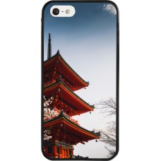 Coque iPhone 5/5s / SE (2016) - Silicone rigide noir Spring 23 Japan