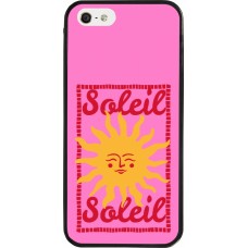 iPhone 5/5s / SE (2016) Case Hülle - Silikon schwarz Sun sun 2026