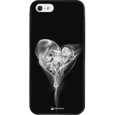 iPhone 5/5s / SE (2016) Case Hülle - Silikon schwarz Valentine 2022 Black Smoke