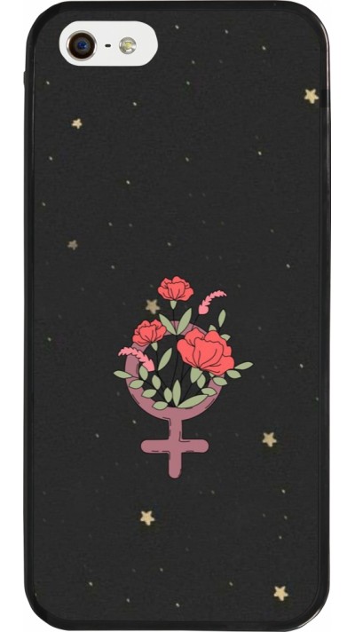 Coque iPhone 5/5s / SE (2016) - Silicone rigide noir Womens day 2026 1