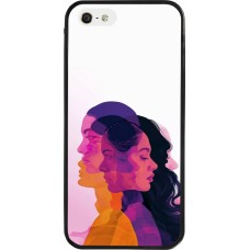 Coque iPhone 5/5s / SE (2016) - Silicone rigide noir Womens day 2026 10