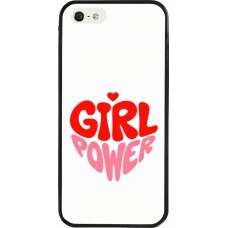 Coque iPhone 5/5s / SE (2016) - Silicone rigide noir Womens day 2026 6