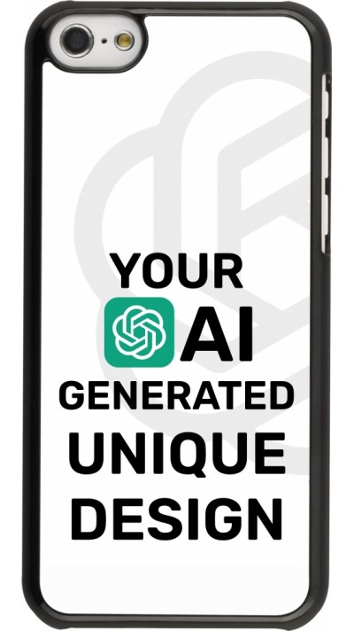 Coque iPhone 5c - 100% unique générée par intelligence artificielle (AI) avec vos idées
