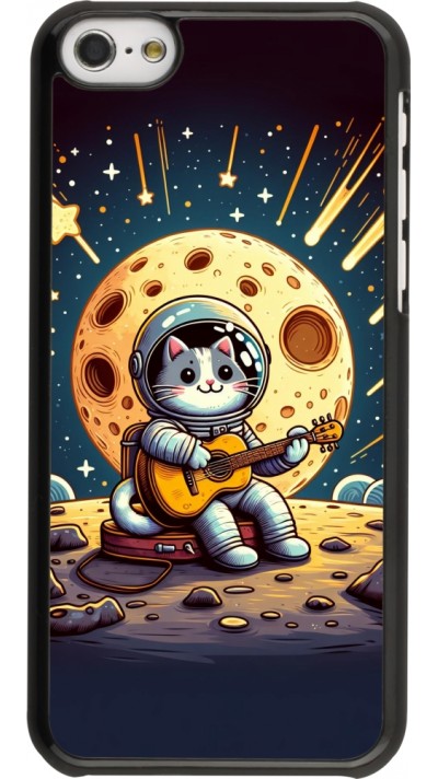 Coque iPhone 5c - AstroCat RockLune