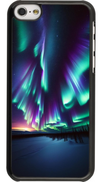 iPhone 5c Case Hülle - Funkelndes Nordlicht