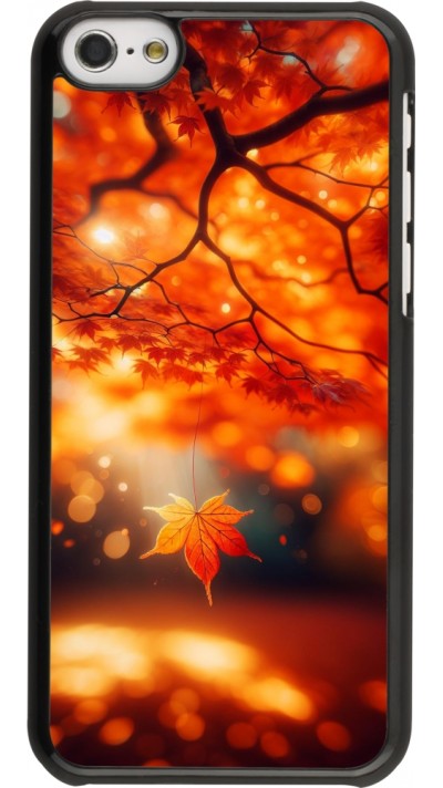 iPhone 5c Case Hülle - Herbst Magisch Orange