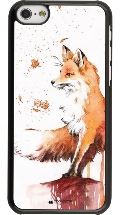 Hülle iPhone 5c - Autumn 21 Fox